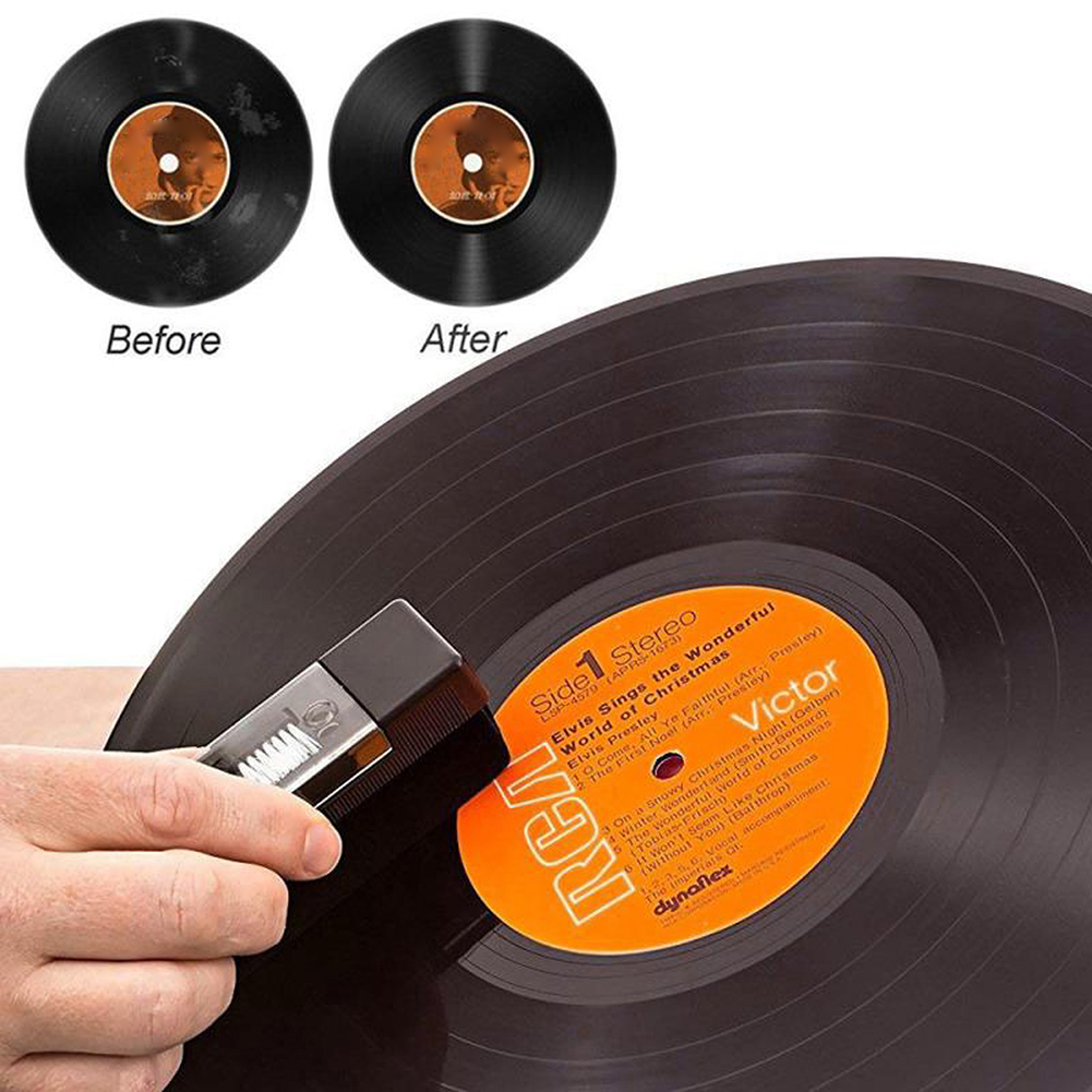 Vinyl Record Cleaner - Removedor de poeira Escova para Vinil