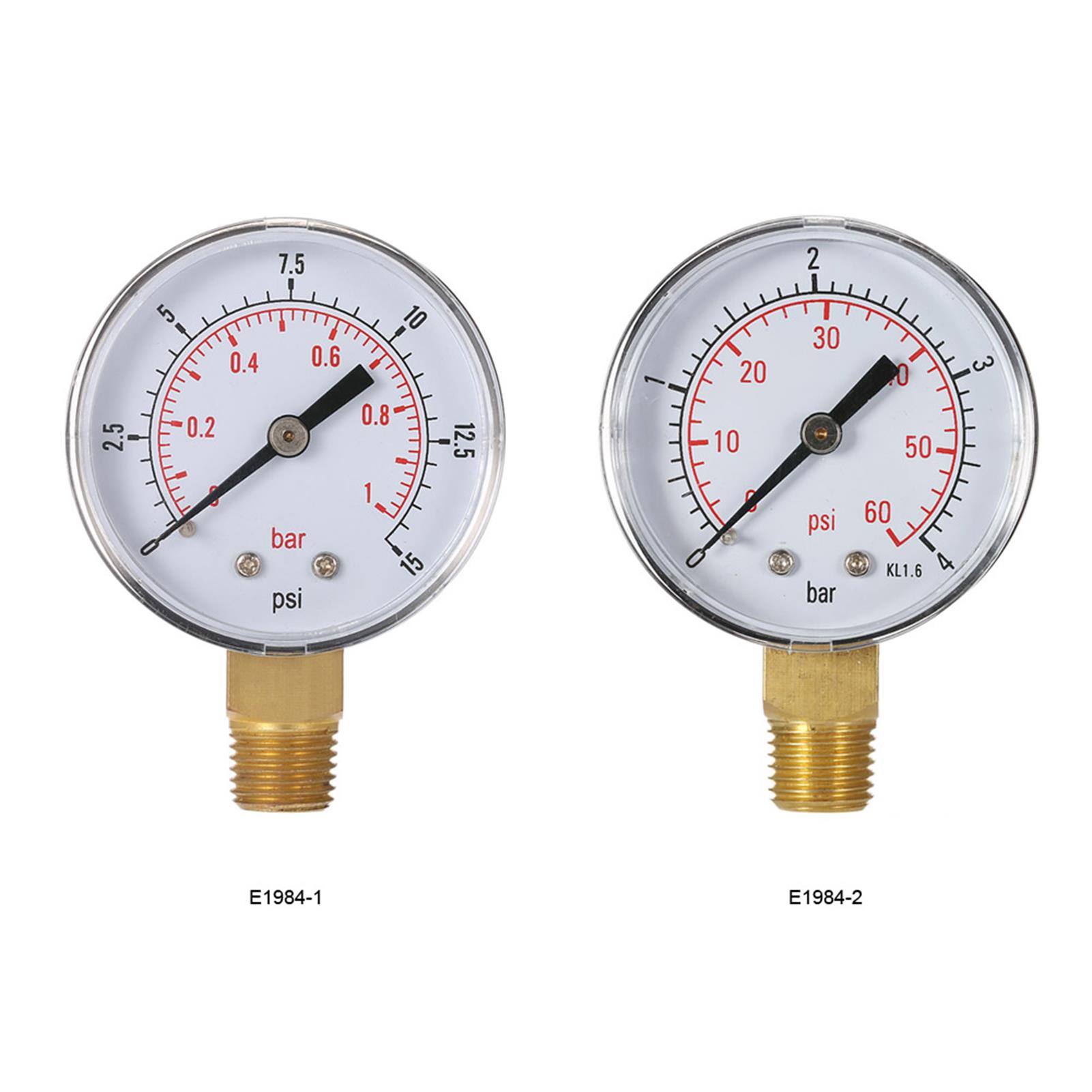 Analog Meter Gauge - 50mm filtro de piscina pressão de