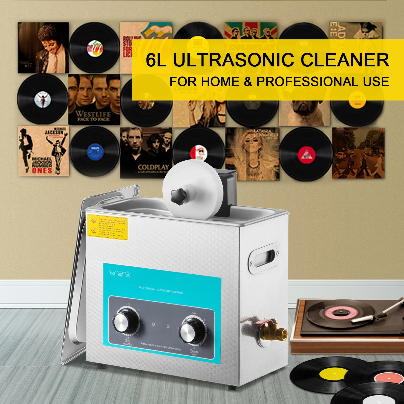 Sihao 6l botão de limpeza de r - Vinyl Record Cleaner avaliação e preço