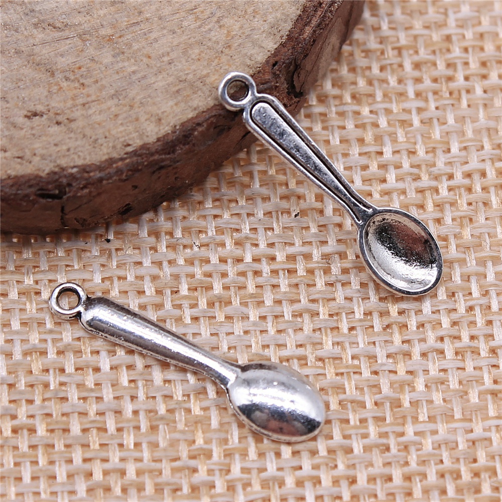 Wysiwyg 40 pçs 24x6mm encantos - Vintage Collectible Spoons avaliação e preço