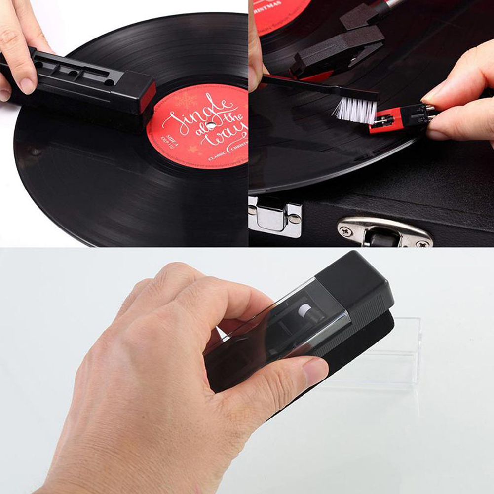 Removedor de poeira Escova par - Vinyl Record Cleaner avaliação e preço