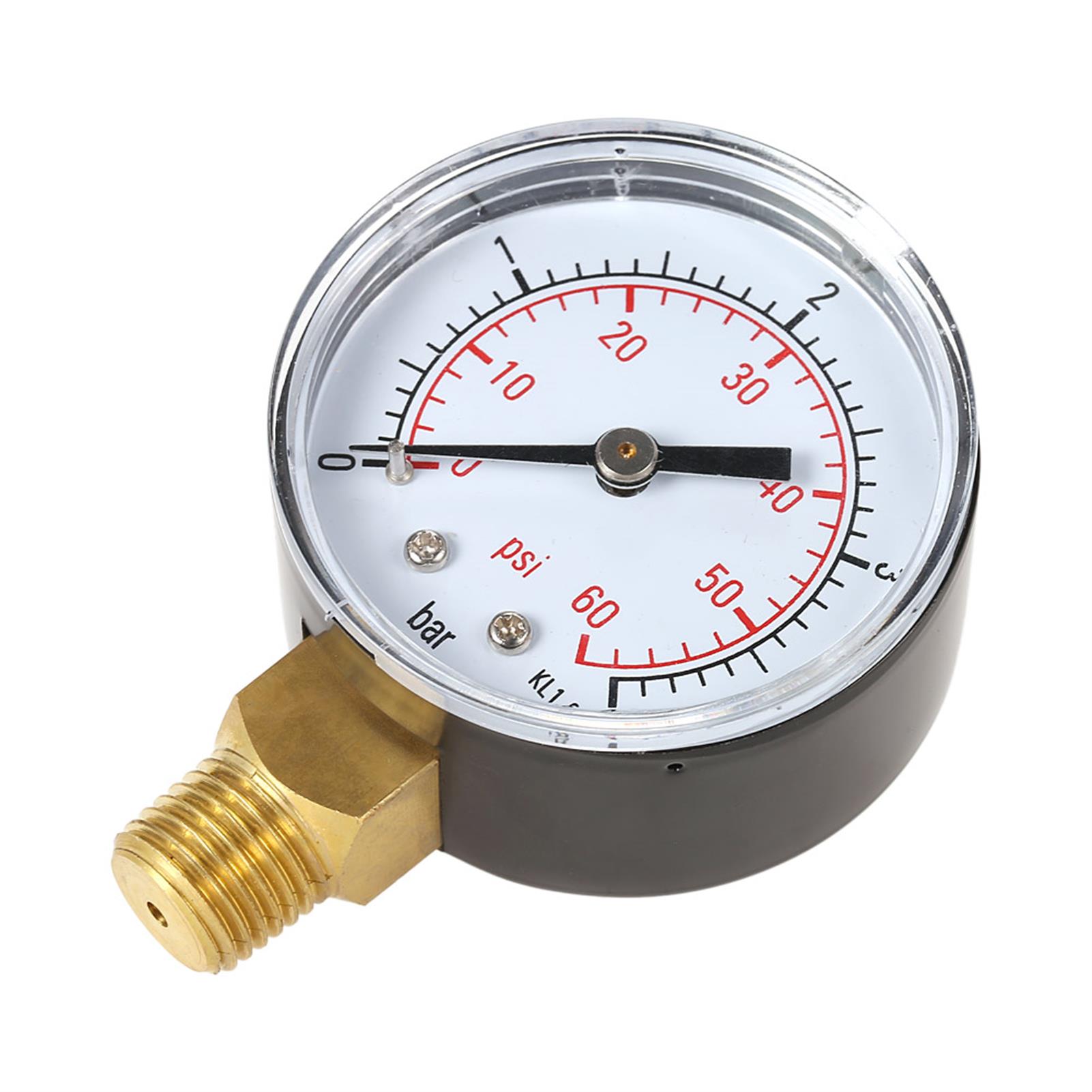 50mm filtro de piscina pressão - Analog Meter Gauge avaliação e preço
