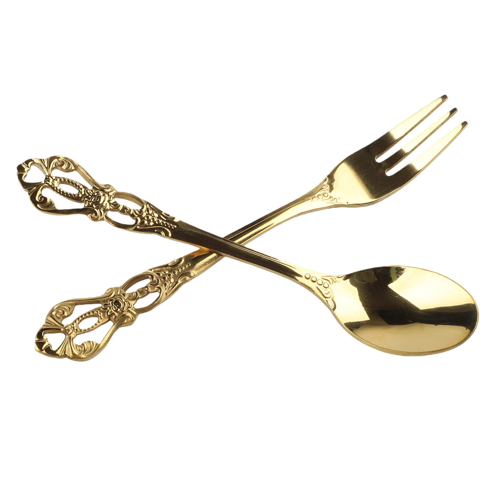 1 Par de Talheres Vintage Dour - Vintage Collectible Spoons avaliação e preço