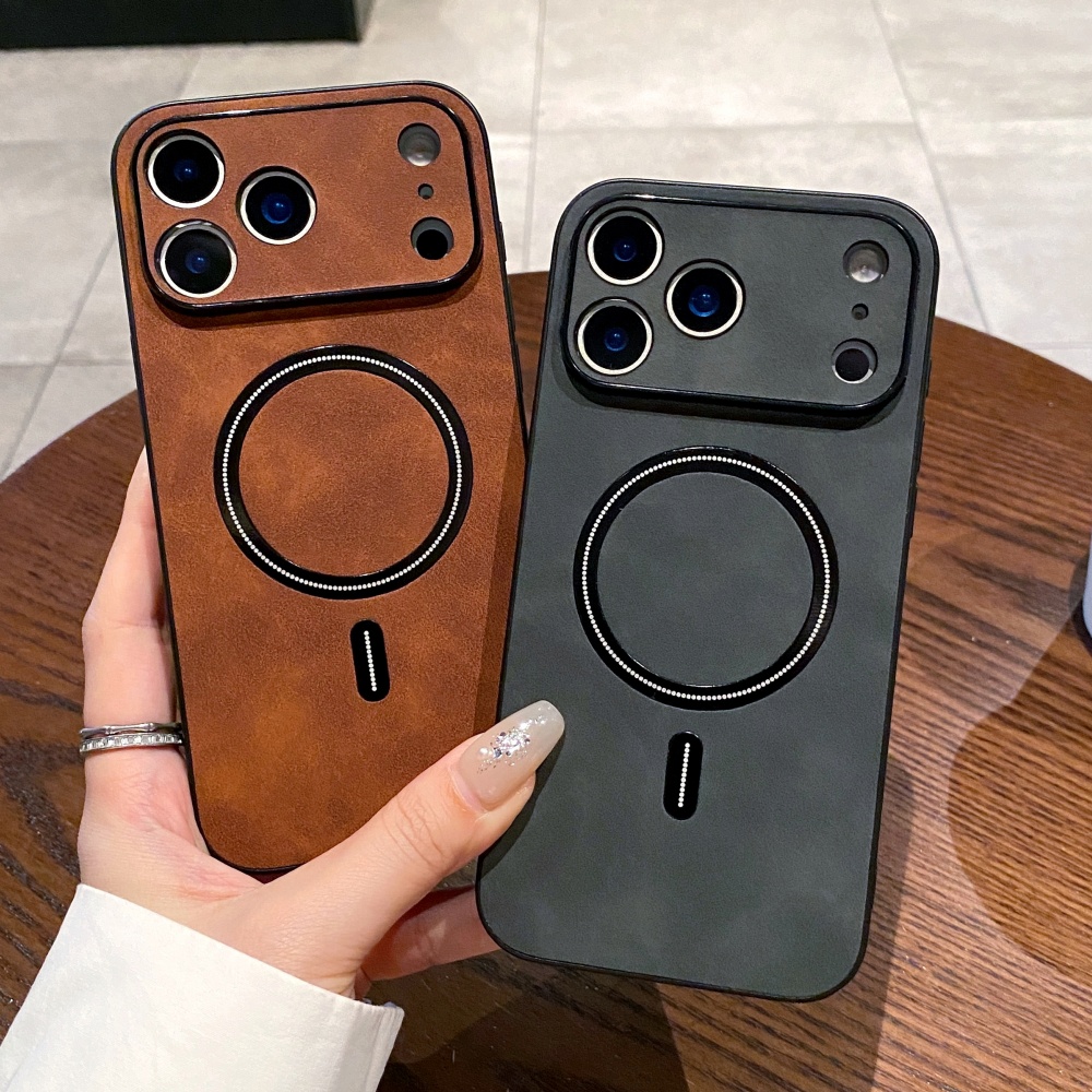 Capa magnética de couro de pel - Camera Leather Case avaliação e preço