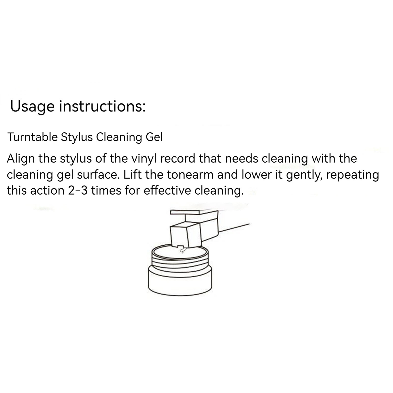 Cola de limpeza para stylus, l - Vinyl Record Cleaner avaliação e preço
