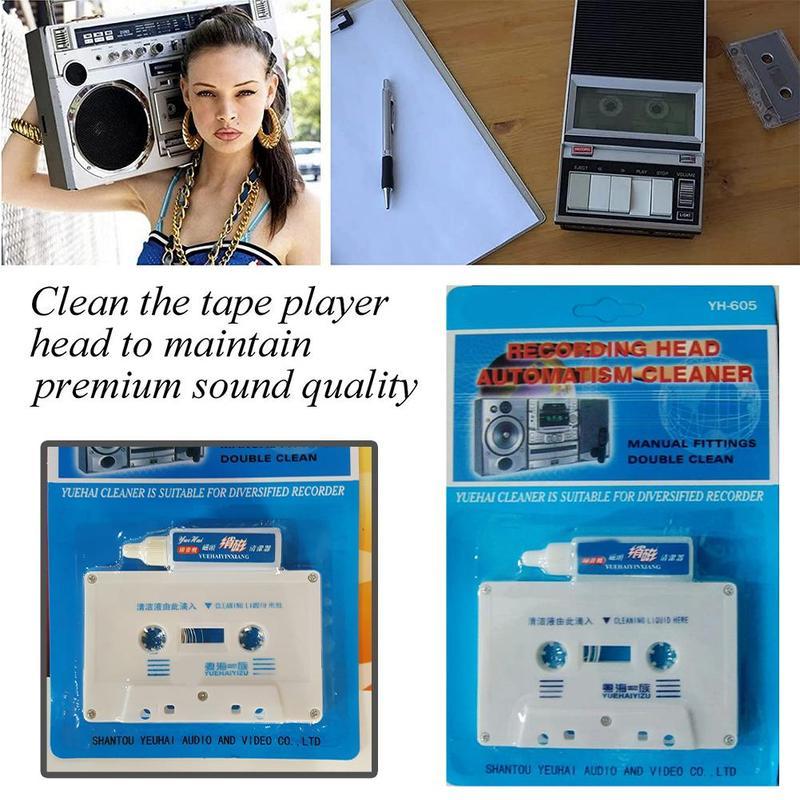 Novo limpador de fita gravador - Cassette Tape Head avaliação e preço